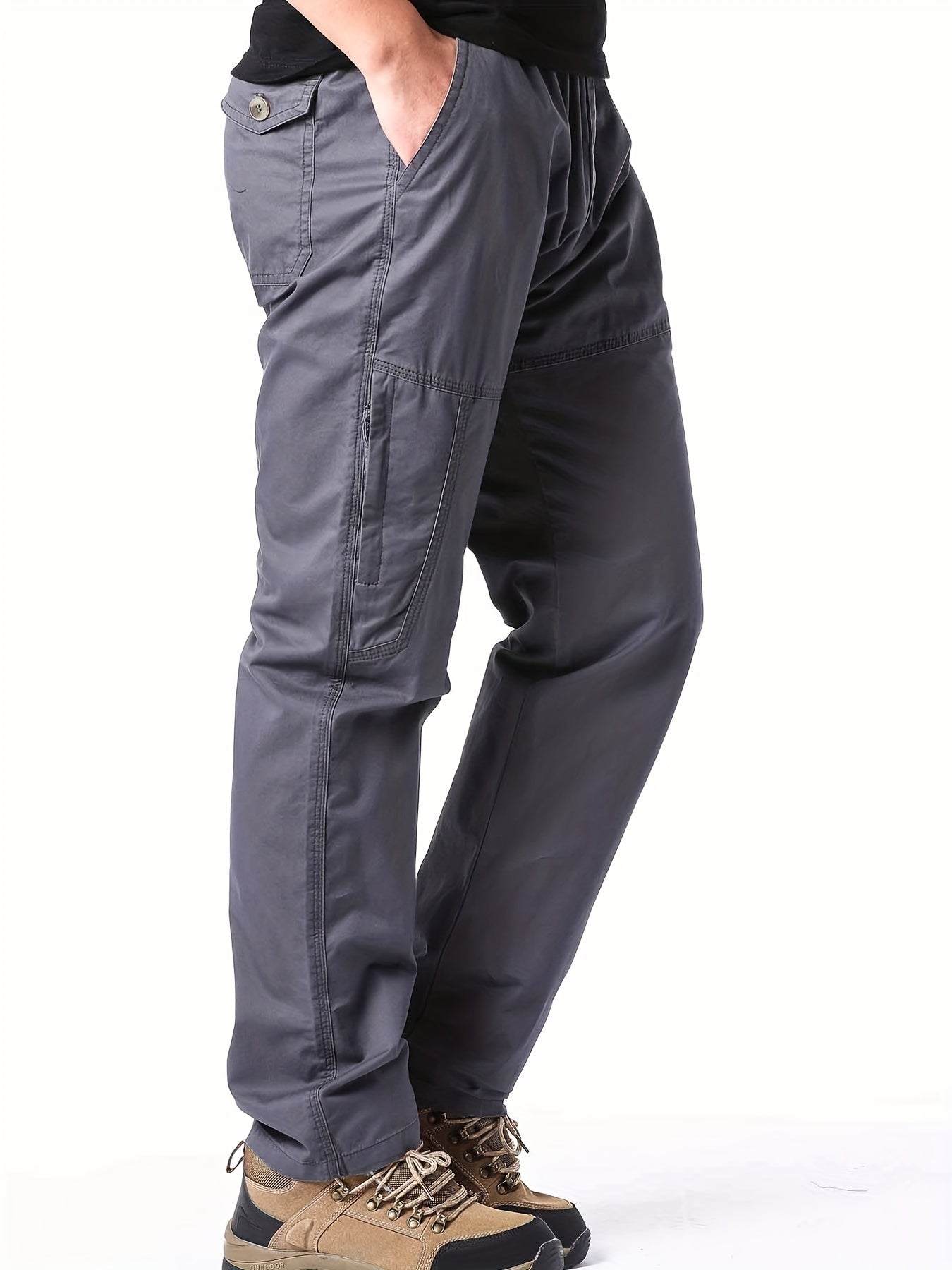 Men's Cargo Pants Loose Straight Casual Outdoor Sports