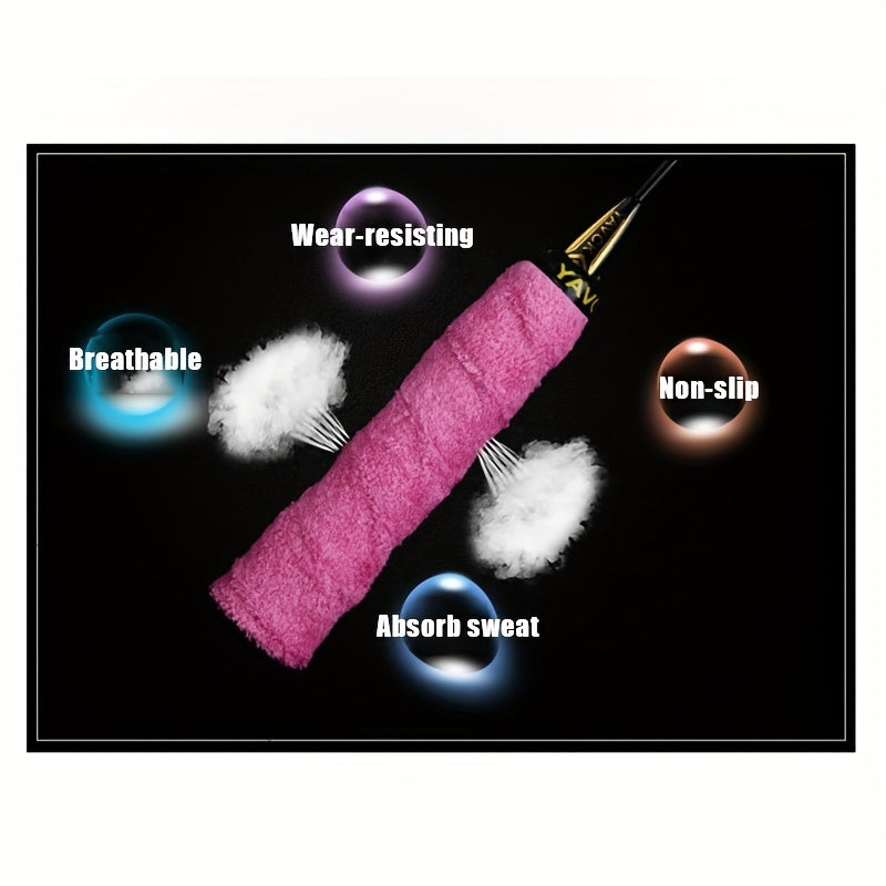 Anti Slip Grip Towel Overgrip for Badminton Rackets Fishing Rods