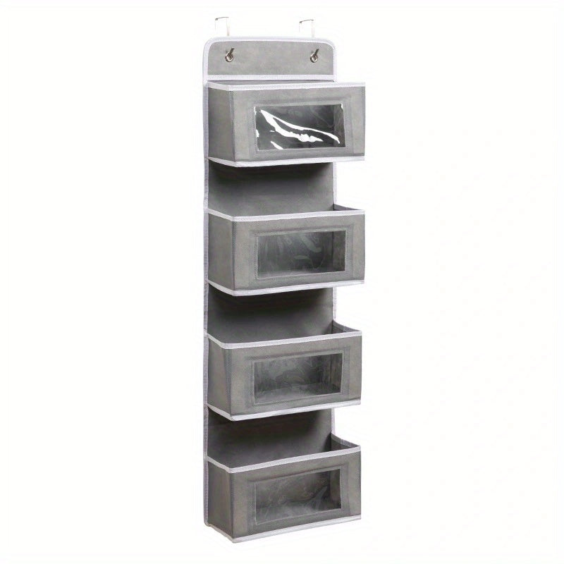 Over The Door Organizer with Door Rack and Large Windows