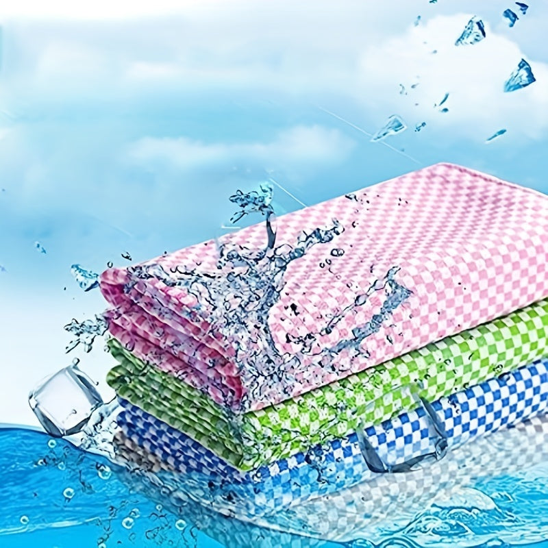 Plaid Ice Towel Cooling Towel for Outdoor Sports