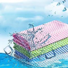 Plaid Ice Towel Cooling Towel for Outdoor Sports