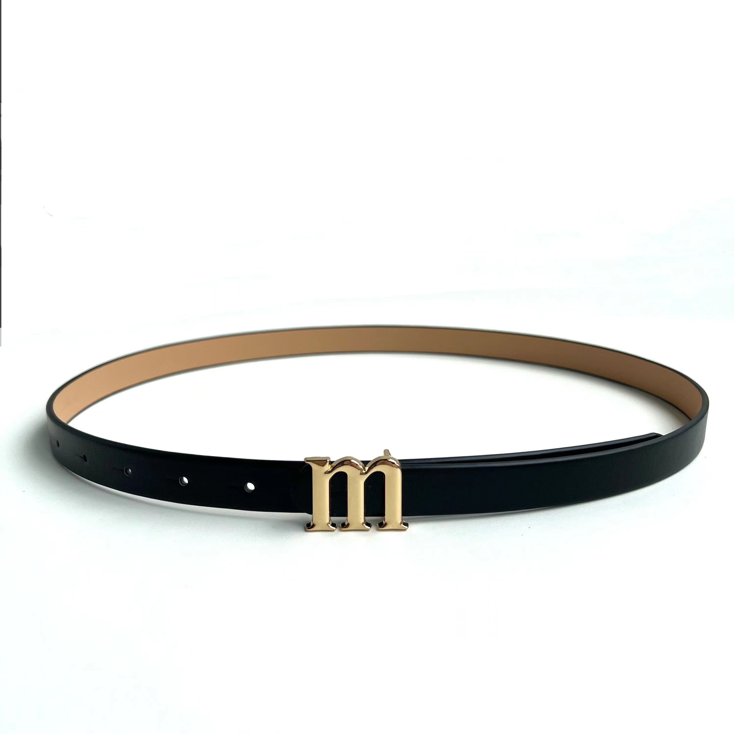 Solid Thin PU Wide Belt Casual Waistband Jeans Pants Belt For Women