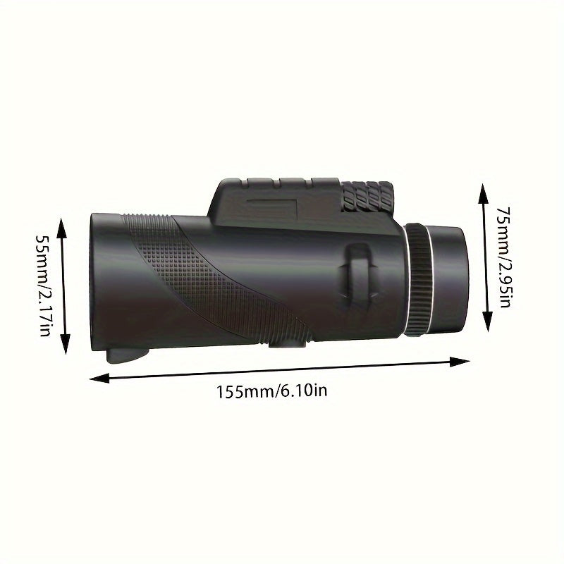 High Def Portable Telescope Monocular 10x Magnification