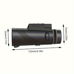 High Def Portable Telescope Monocular 10x Magnification