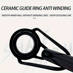 35pcs Mixed Sizes Sea Fishing Rod Guides Fishing Rod Tip Rings