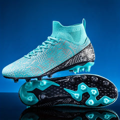 Youth High-Top Spiked Football Cleat for Training & Competition