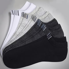 6 Pairs Cotton Sweat Absorbing Short Sports Socks