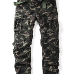 Cotton Camo Cargo Pants Men's Joggers Spring Fall