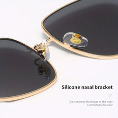 Square Frame Sunglasses for Men UV Protection