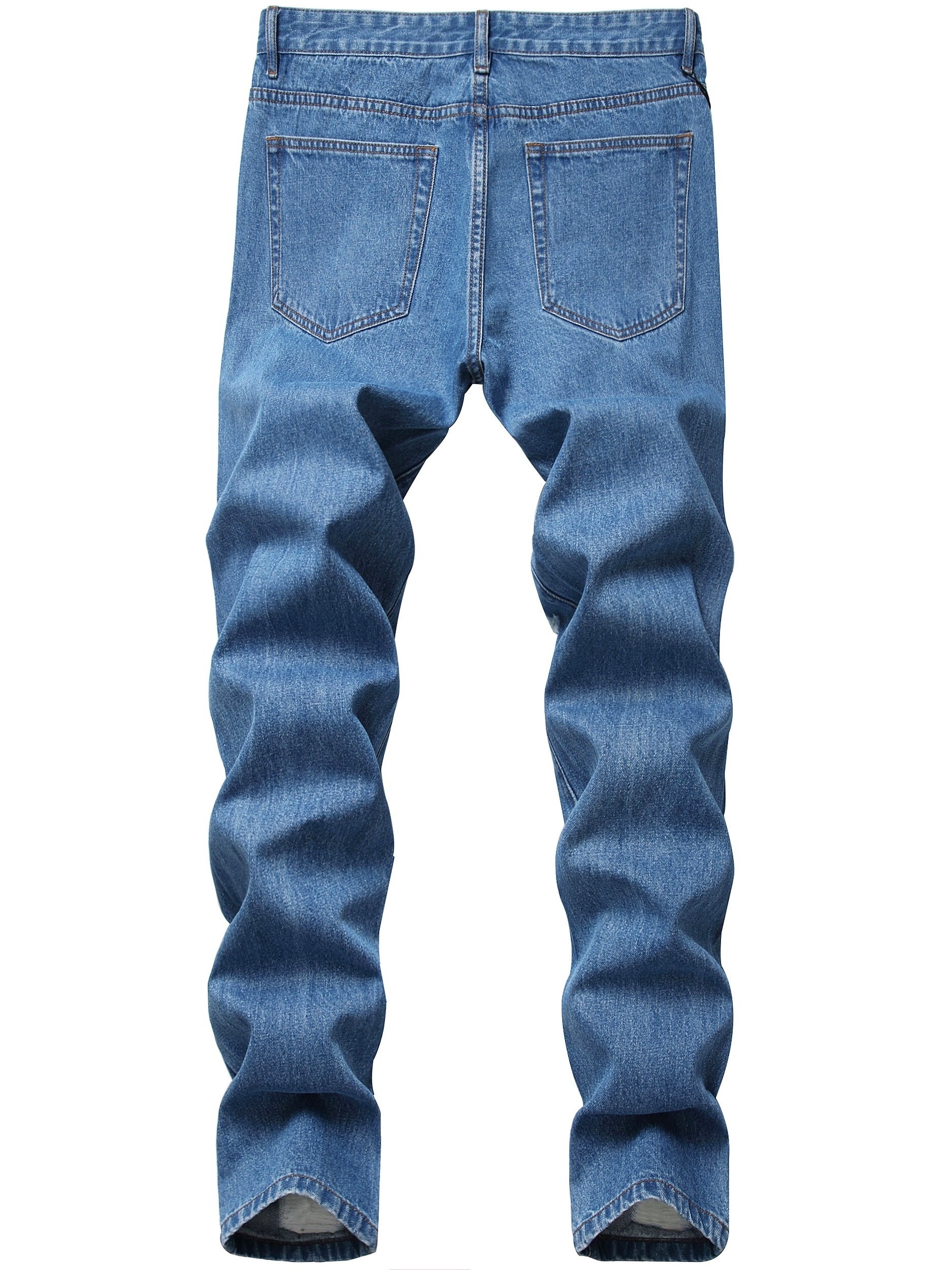Men's Ripped Jeans Casual Street Style Denim Pants