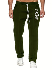 Heart Pattern Joggers Men s Casual Loose Fit