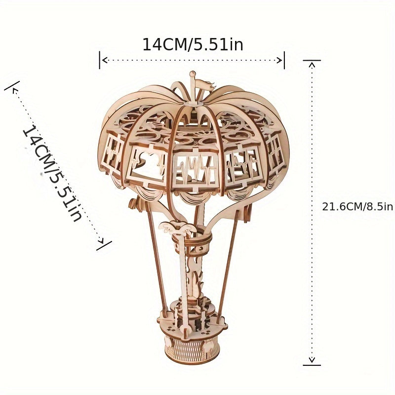 3D Wooden Puzzle DIY Toy for Kids