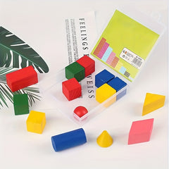 Geometry Building Blocks Toy Set for Mathematics Teaching