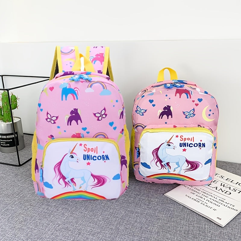 Cartoon Unicorn Baby Backpack for Kindergarten School
