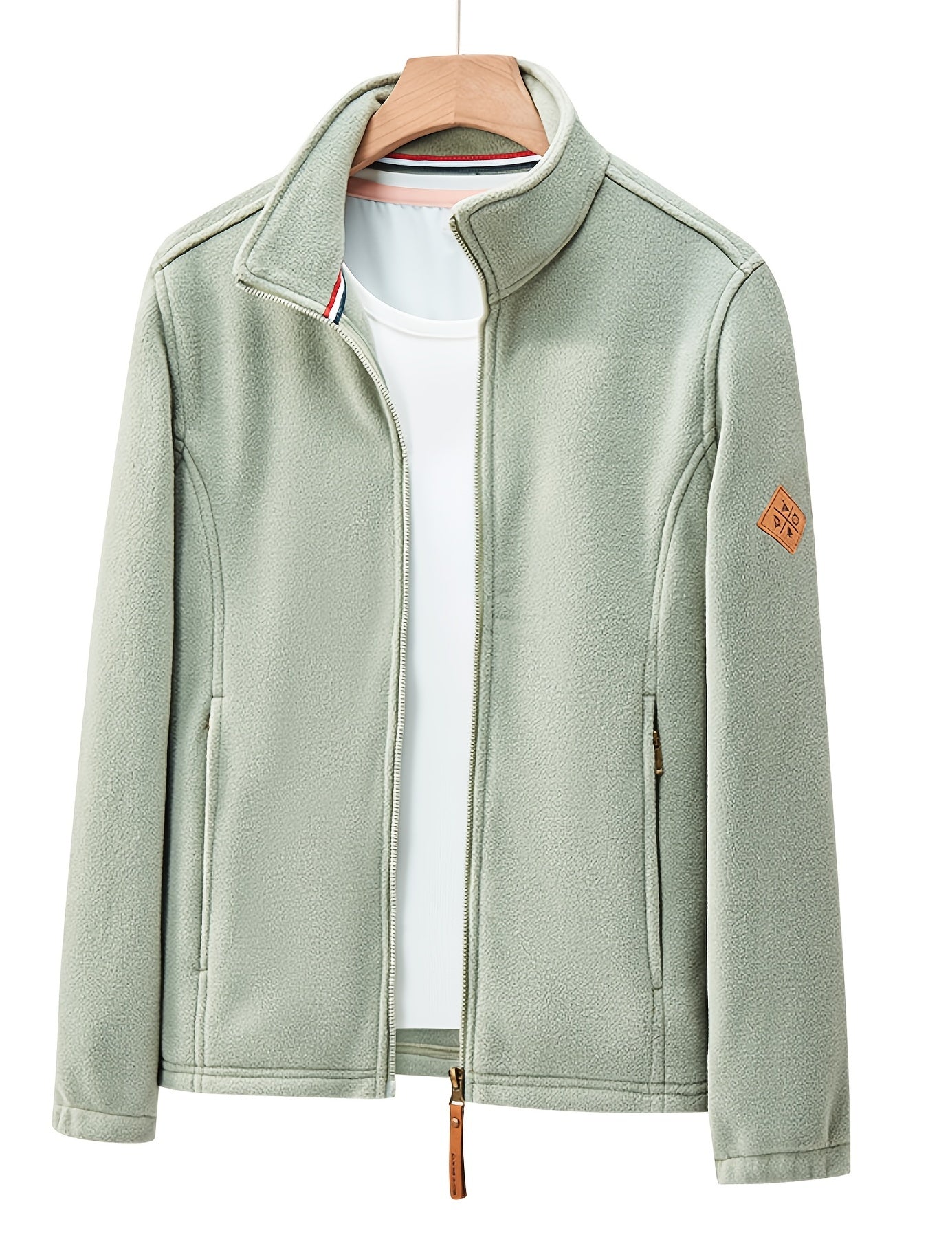 Women's Breathable Polar Fleece Zip Jacket for Outdoor Wear