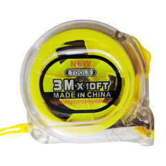 Stainless Steel 5m Rubber-Coated Tape Measure, Anti-Fall, Wear Resistant