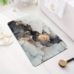Diatom Mud Absorbent Mat Toilet Bathroom Floor Mat Non slip Entry Door Mat