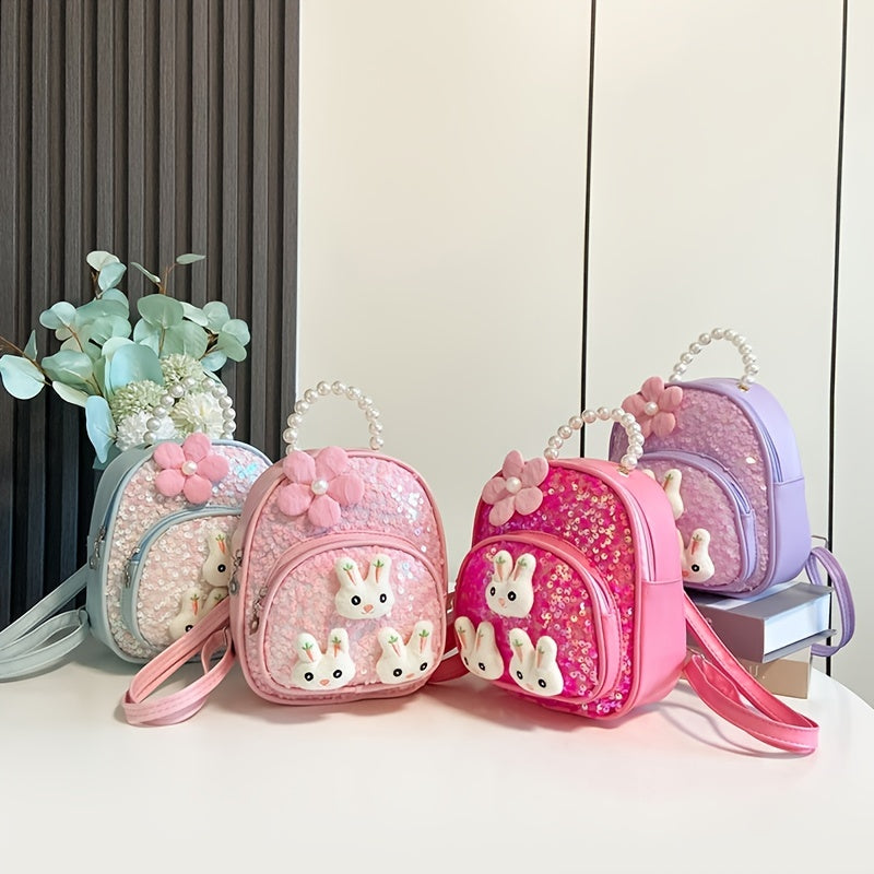 Sequin Rabbit Backpack for Kids