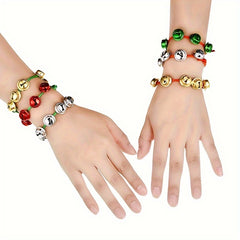 Christmas Bell Bracelet Jingle Bell Adjustable Holiday Fun Gift