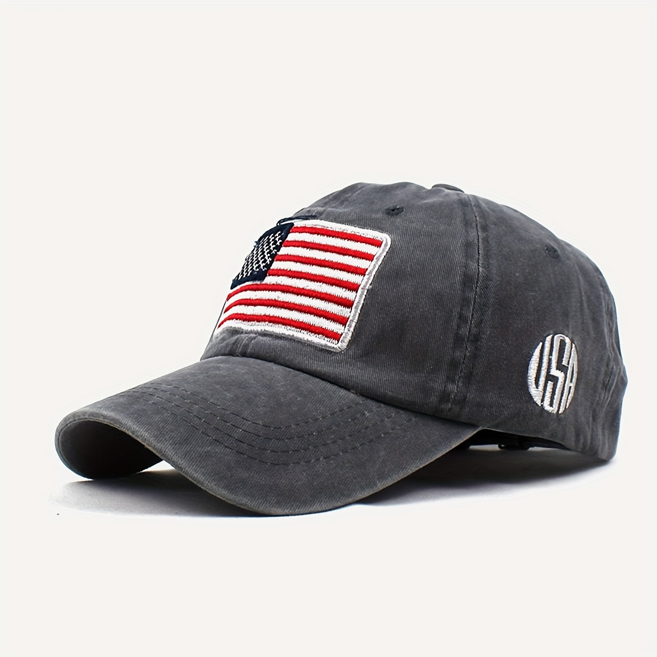 American Flag Sunscreen Peaked Cap for Outdoor Activities