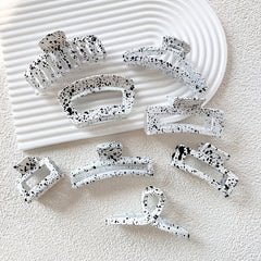 Ink Hair Claw For Girls Strong Grip Jaw Clip For Thick Hair 8pcs