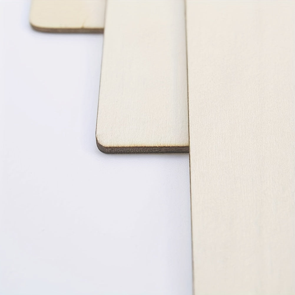3pcs Blank Wooden Signs With Crafts Hanging Boards 23.9x6.5 Inches