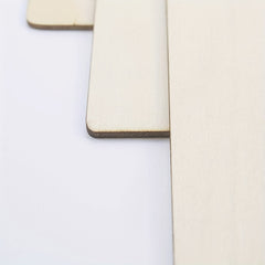 3pcs Blank Wooden Signs With Crafts Hanging Boards 23.9x6.5 Inches