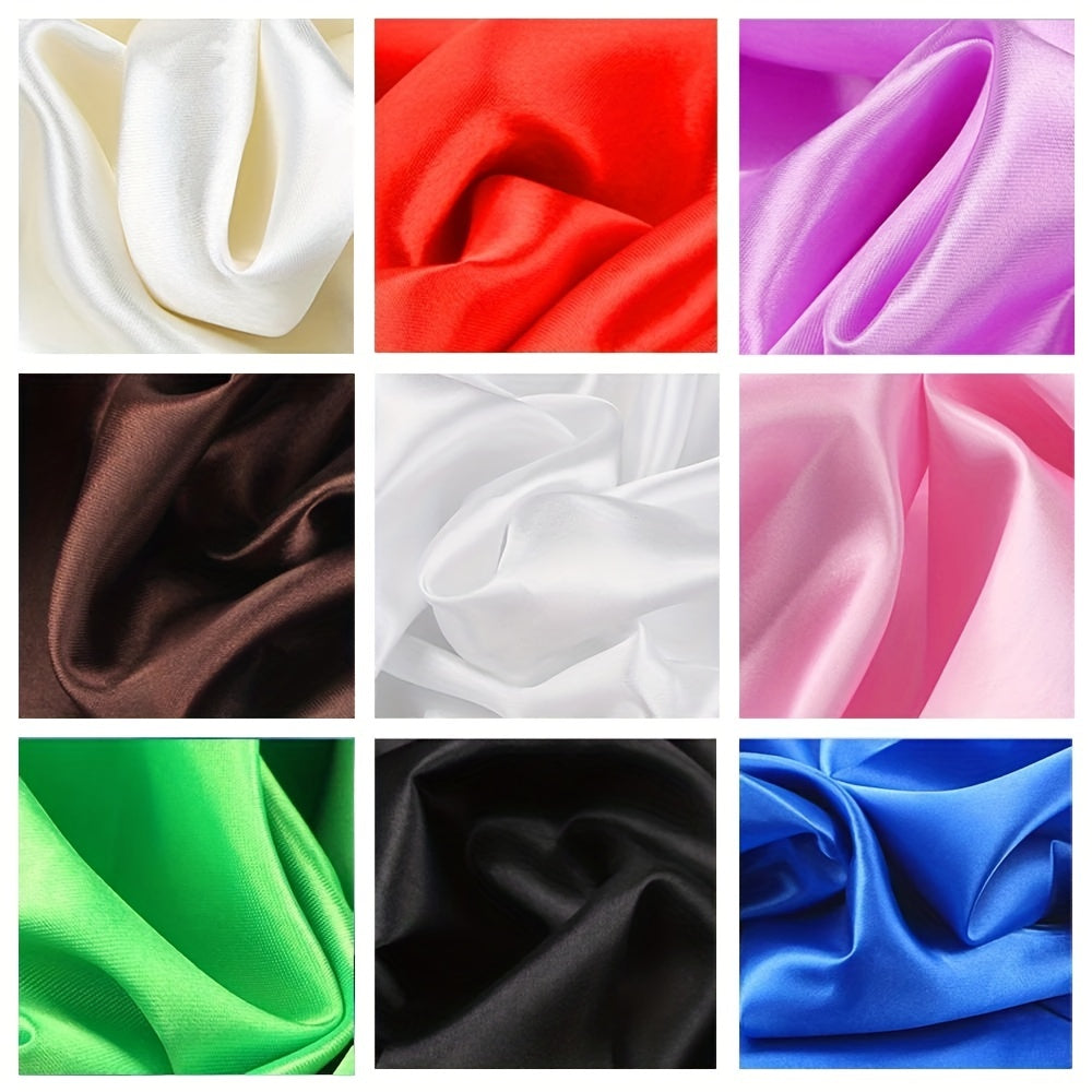 Soft Satin Fabric Material For DIY Sewing Craft 25 25 50 50