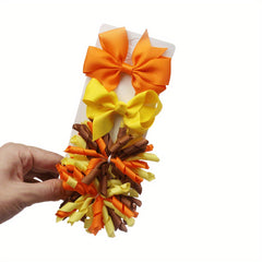 Kids Bow Hair Clips Set for Stylish Hair Accessories