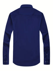 Men's Casual Long Sleeve Button Up Shirt