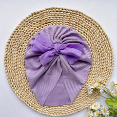 Soft Elastic Strip Flower Baby Hat For Girl