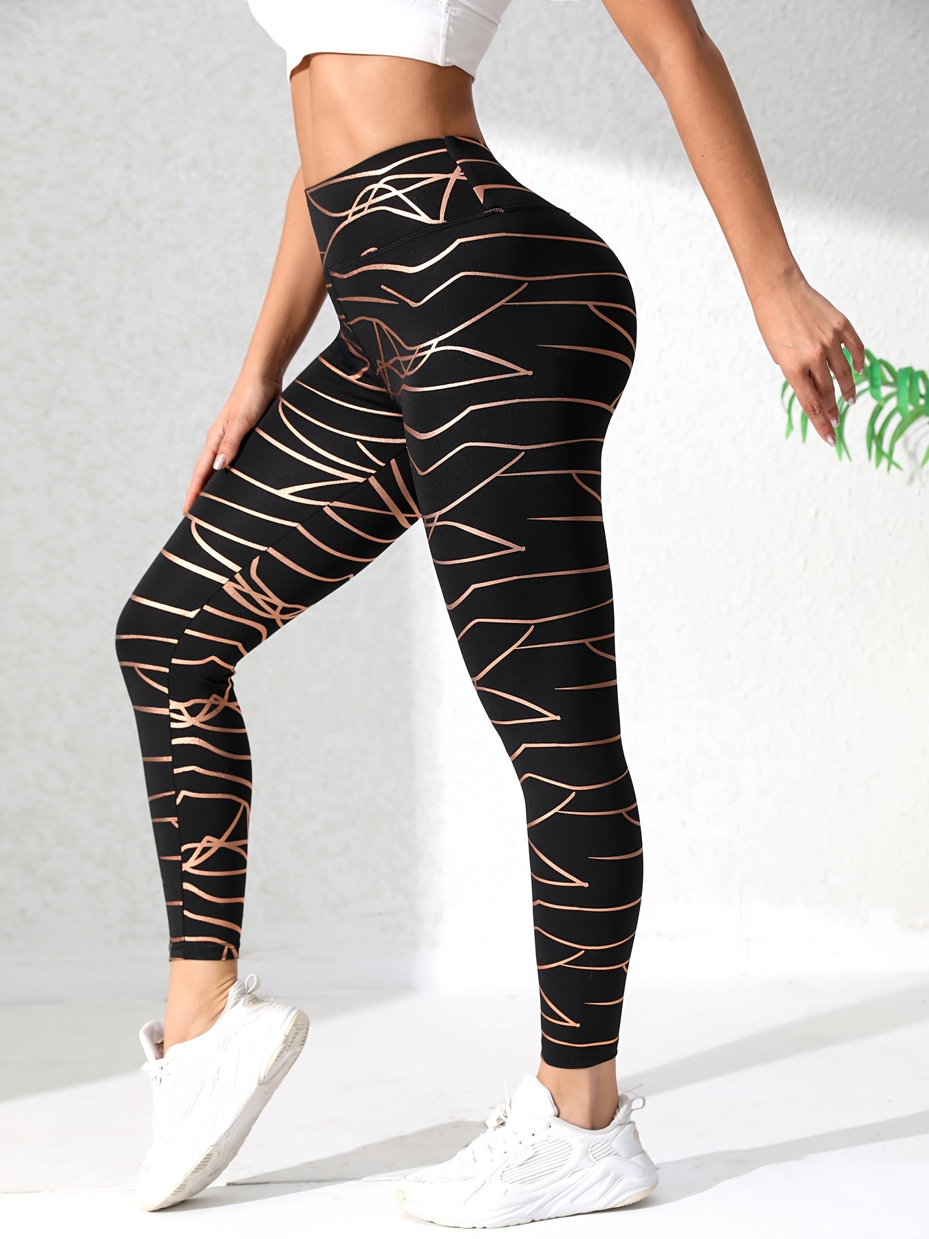High Waist Tummy Control Fitness Pants Quick Dry Sports Leggings
