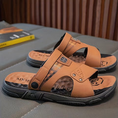 Men's Beach Slide Sandals Casual Outdoor Sandals
