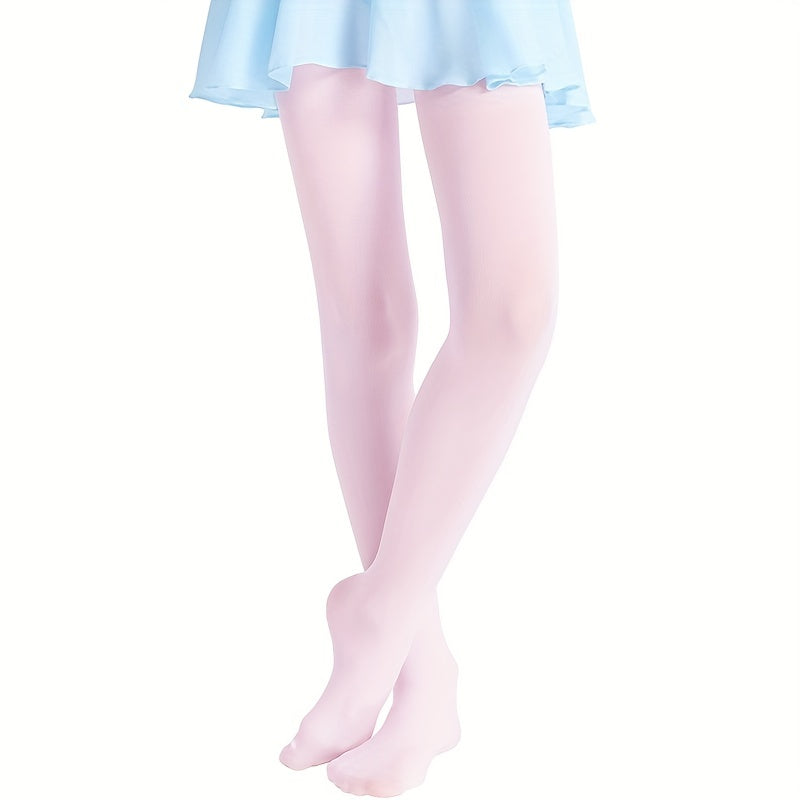 Girls Dance Pantyhose Ballet Long Socks