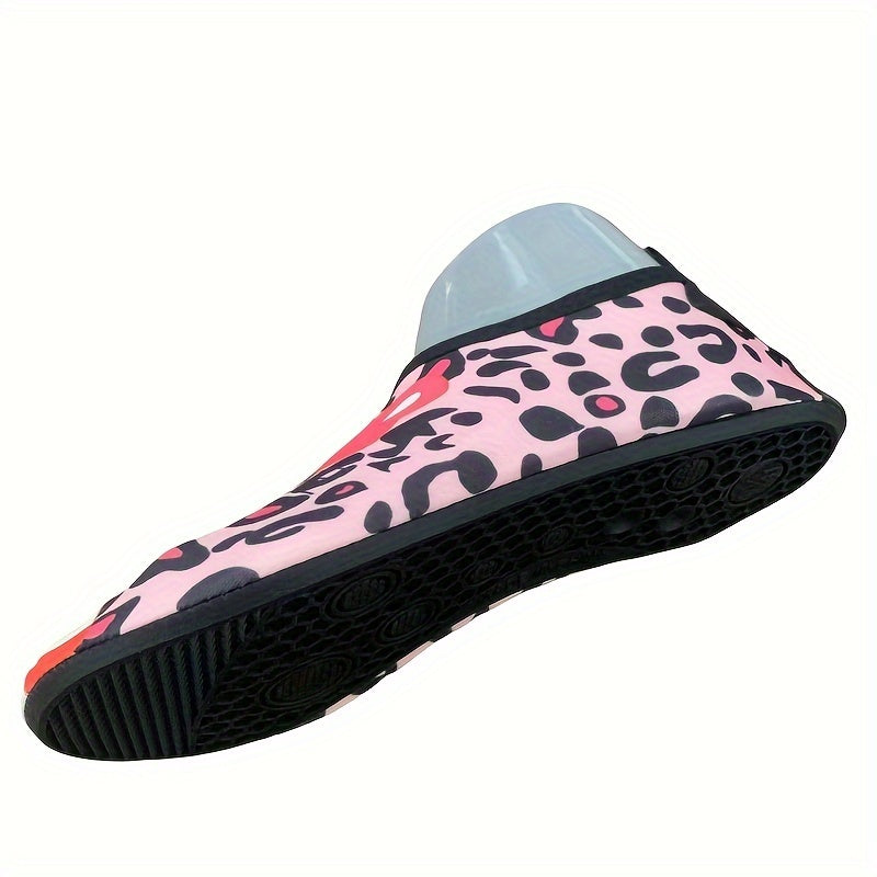 Leopard Unisex Outdoor Water Shoes Lightweight Non-slip Snorkeling Shoes