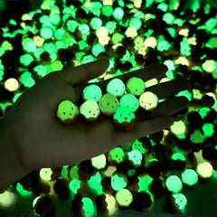 56pcs DIY Mini Eggshell Chicks Glow-in-the-Dark Resin Mini Toys