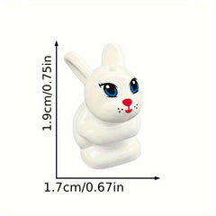 5pcs Small Particle Building Blocks Little Rabbit Squirrel Farm Scene