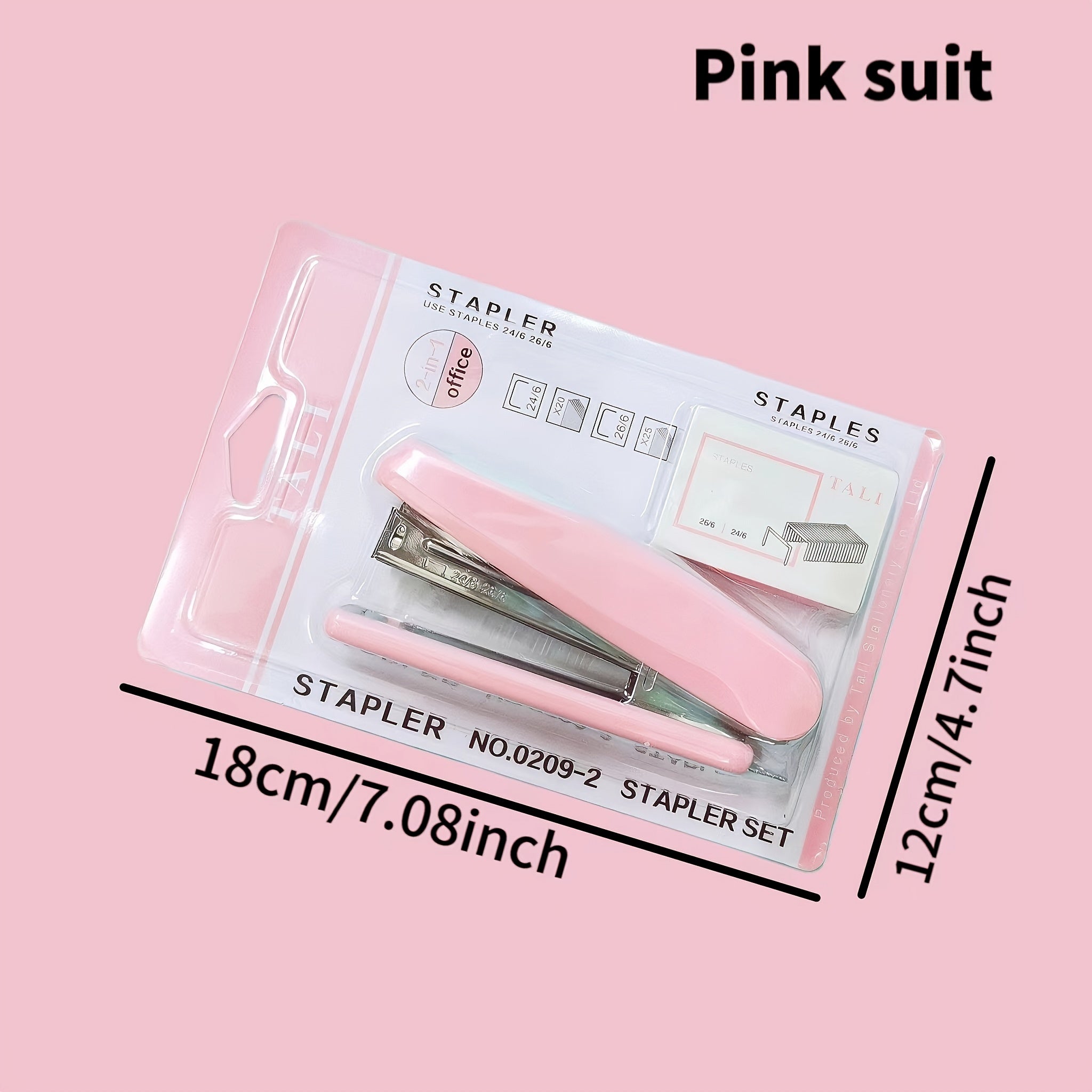 1pc Colorful Universal Stapler 3 Colors