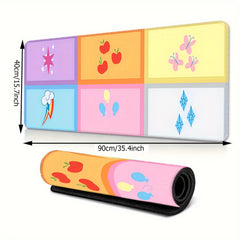 Cartoon Mouse Pad HD Keyboard Pad Natural Rubber Office Mouse Pad