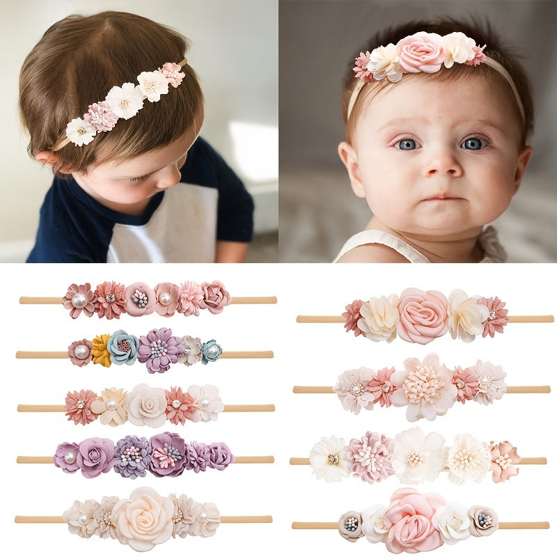 Baby Girl Headband Elastic Hair Band Newborn Head Flower Toddler Headband