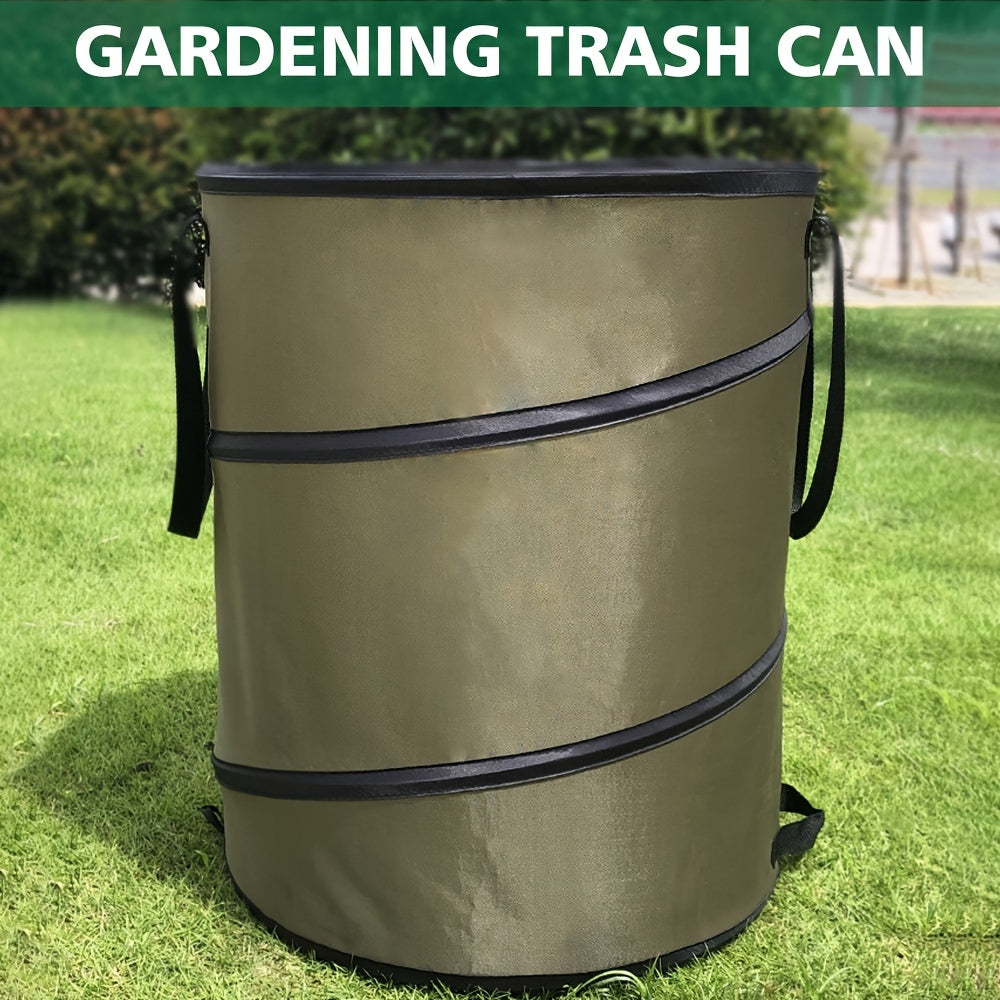 Large Outdoor Garbage Cans Garden Portable Garbage Cans Leaves Bin Bag