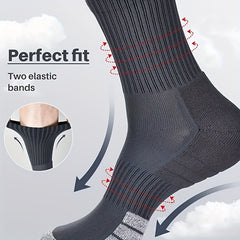 4 Pairs Cotton Socks for Mountaineering & Running