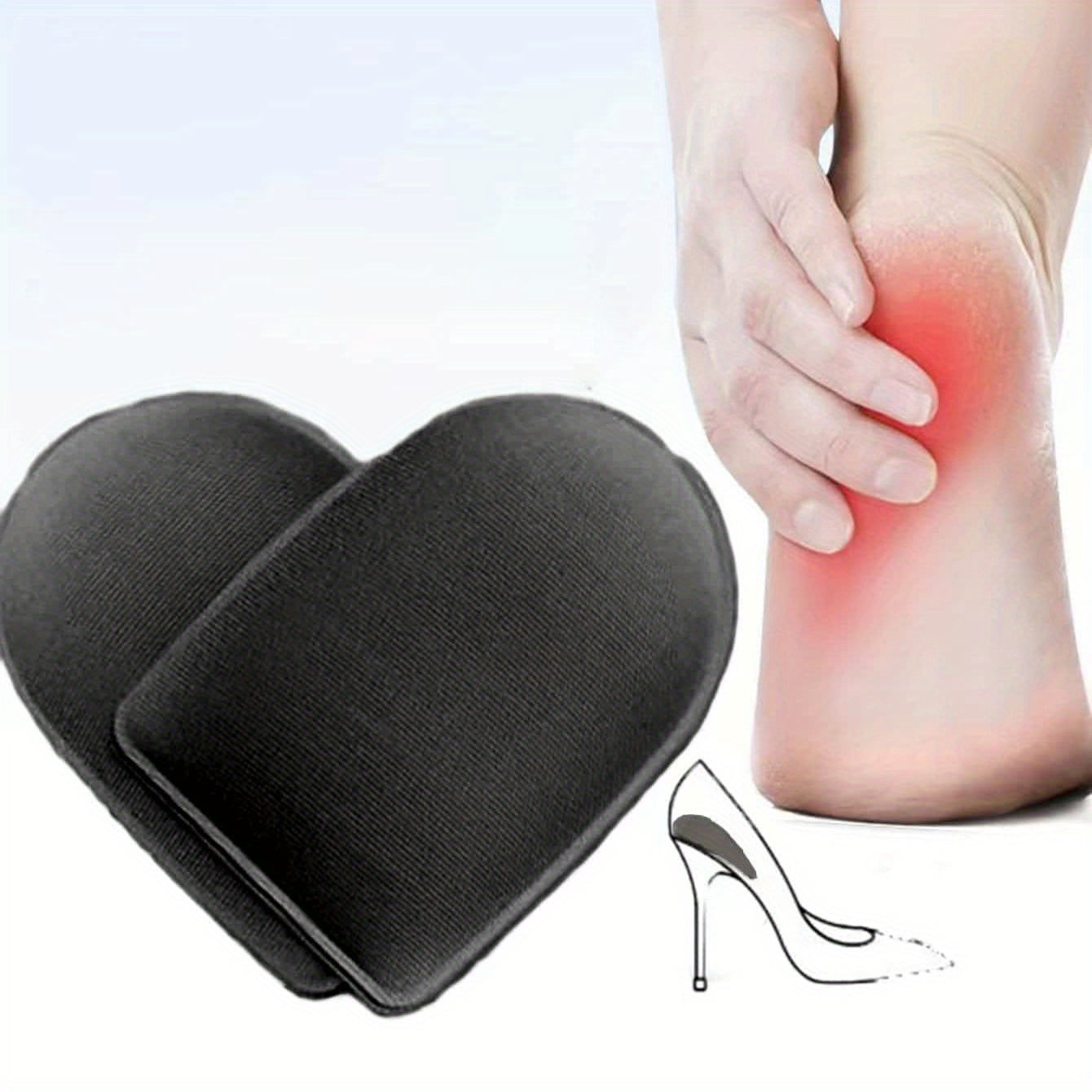 Sponge Heel Insoles for High Heels
