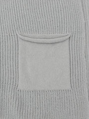 Casual Cardigan Women's Plus Solid Long Sleeve Open Front Cardigan