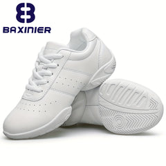 Girls Cheer Shoes Lightweight Non Slip Sneakers For Indoor Training