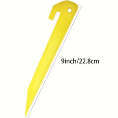 12pcs 22 Plastic Tent Stakes Heavy Duty & Durable Tent Pegs for Camping Outdoor
