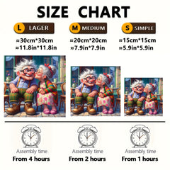 Unique Animal Shape Wooden Puzzle for Grandparents