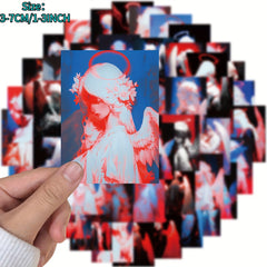50pcs Angel Series Graffiti Stickers for Luggage Phone Cases Waterproof