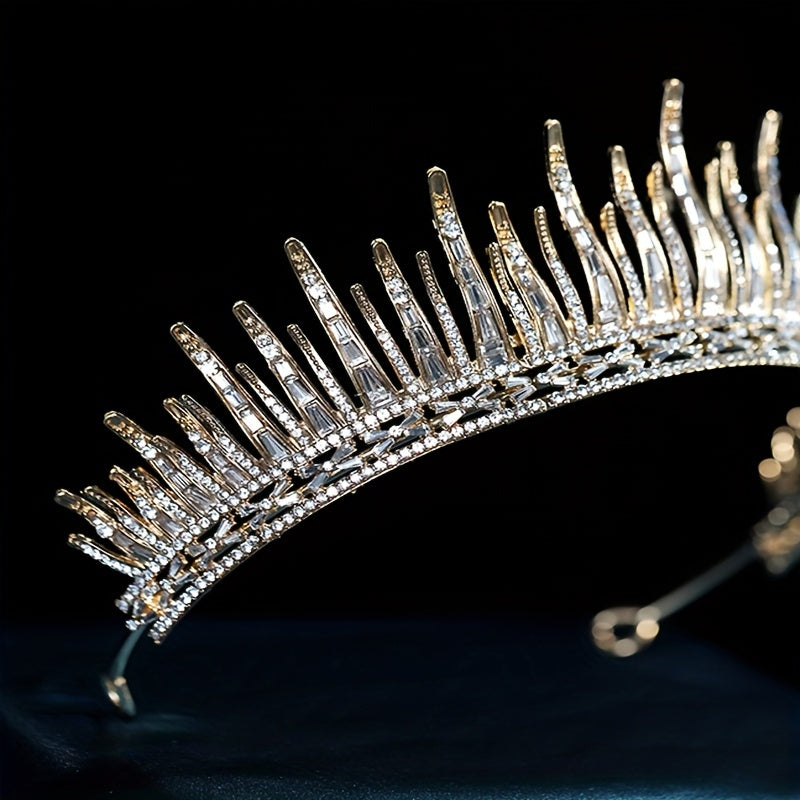 Crystal Headband Queen Princess Crown Head Jewelry Tiara