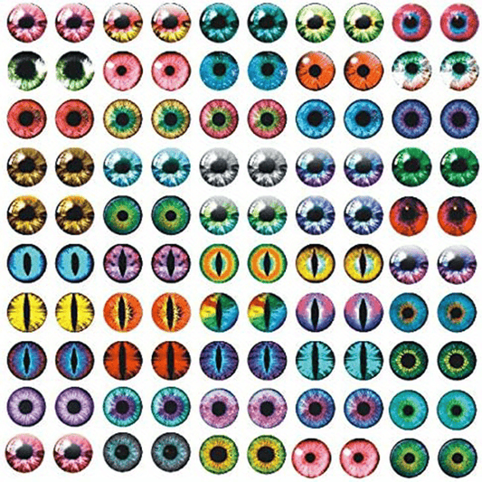 Self Adhesive Doll Eyes Wiggle Glue Eyes for DIY Crafts